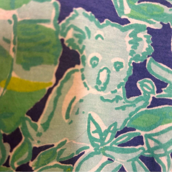 Lilly Pulitzer cotton knit dress size small , long sleeve knee length - Picture 3 of 9